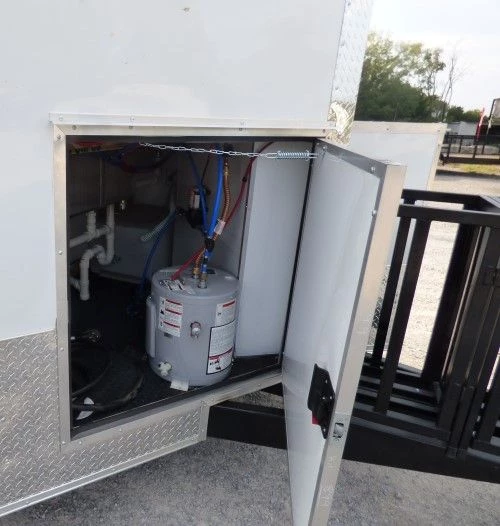 8.5' x 26' Concession Food Trailer White With Appliances 4 8.5' x 26' Concession Food Trailer White With Appliances - Image 4