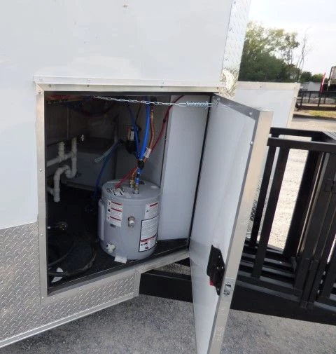 8.5' x 26' White Catering Event Concession Food Trailer 5 8.5' x 26' White Catering Event Concession Food Trailer - Image 5