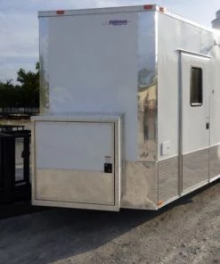 8.5' x 26' Concession Food Trailer White With Appliances 71 8.5' x 26' Concession Food Trailer White With Appliances -Cheap Concession Trailers Shop p1170344 1