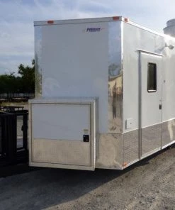 8.5' x 26' White Catering Event Concession Food Trailer 54 8.5' x 26' White Catering Event Concession Food Trailer -Cheap Concession Trailers Shop p1170344 small