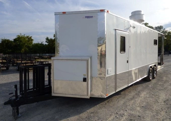 8.5' x 26' White Catering Event Concession Food Trailer 19 8.5' x 26' White Catering Event Concession Food Trailer - Image 19