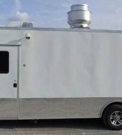 8.5' x 26' Concession Food Trailer White With Appliances 51 8.5' x 26' Concession Food Trailer White With Appliances -Cheap Concession Trailers Shop p1170345 1