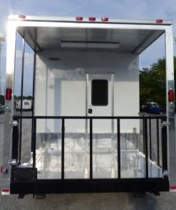 8.5' x 26' White Catering Event Concession Food Trailer 63 8.5' x 26' White Catering Event Concession Food Trailer -Cheap Concession Trailers Shop p1170349 small
