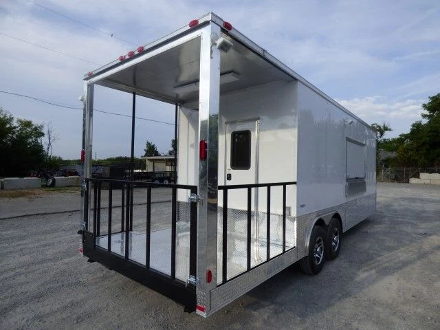 8.5' x 26' White Catering Event Concession Food Trailer 11 8.5' x 26' White Catering Event Concession Food Trailer - Image 11