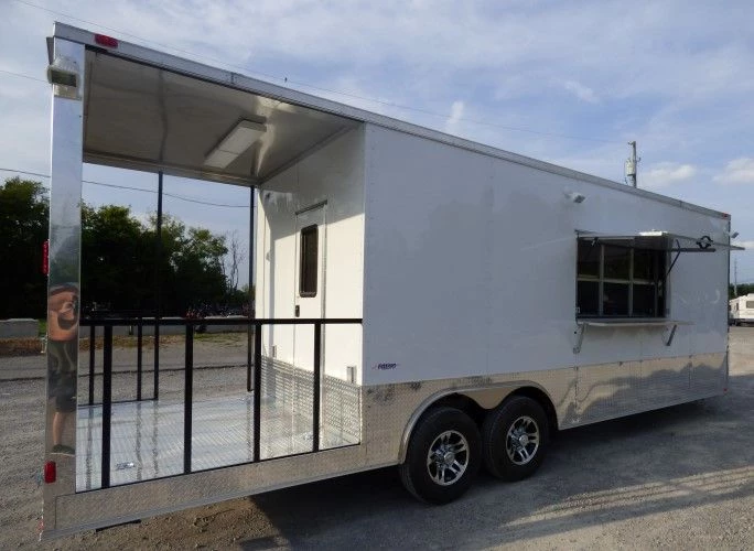 8.5' x 26' Concession Food Trailer White With Appliances 10 8.5' x 26' Concession Food Trailer White With Appliances - Image 10