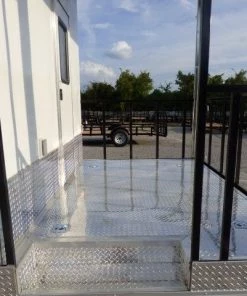 8.5' x 26' White Catering Event Concession Food Trailer 62 8.5' x 26' White Catering Event Concession Food Trailer -Cheap Concession Trailers Shop p1170355 small