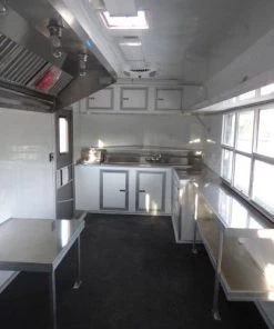 8.5' x 26' Concession Food Trailer White With Appliances 69 8.5' x 26' Concession Food Trailer White With Appliances -Cheap Concession Trailers Shop p1170357 1