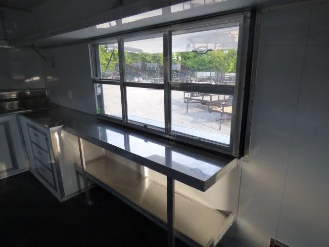 8.5' x 26' Concession Food Trailer White With Appliances 35 8.5' x 26' Concession Food Trailer White With Appliances - Image 35