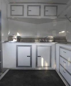 8.5' x 26' Concession Food Trailer White With Appliances 42 8.5' x 26' Concession Food Trailer White With Appliances -Cheap Concession Trailers Shop p1170359 1