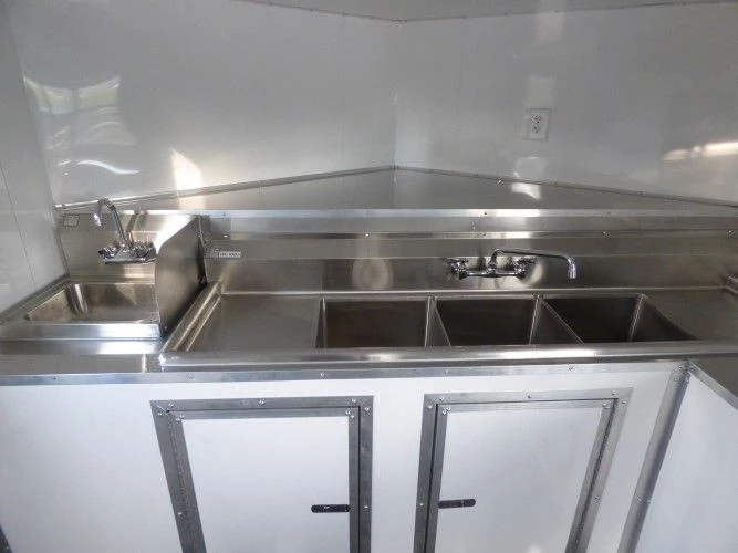 8.5' x 26' Concession Food Trailer White With Appliances 12 8.5' x 26' Concession Food Trailer White With Appliances - Image 12