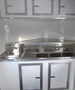 8.5' x 26' White Catering Event Concession Food Trailer 45 8.5' x 26' White Catering Event Concession Food Trailer -Cheap Concession Trailers Shop p1170361 small