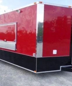 8.5' x 26' Concession Food Trailer Red Catering Event 53 8.5' x 26' Concession Food Trailer Red Catering Event -Cheap Concession Trailers Shop p1170384