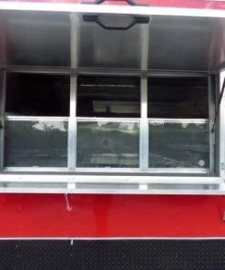 8.5' x 26' Concession Food Trailer Red With Appliances -Cheap Concession Trailers Shop p1170389 1