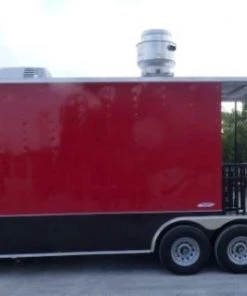 8.5' x 26' Concession Food Trailer Red Catering Event 47 8.5' x 26' Concession Food Trailer Red Catering Event -Cheap Concession Trailers Shop p1170394