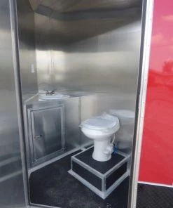 8.5' x 26' Concession Food Trailer Red With Appliances -Cheap Concession Trailers Shop p1170396 1