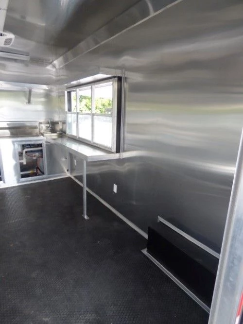 8.5' x 26' Concession Food Trailer Red Catering Event 24 8.5' x 26' Concession Food Trailer Red Catering Event - Image 24