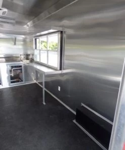 8.5' x 26' Concession Food Trailer Red With Appliances -Cheap Concession Trailers Shop p1170404 1