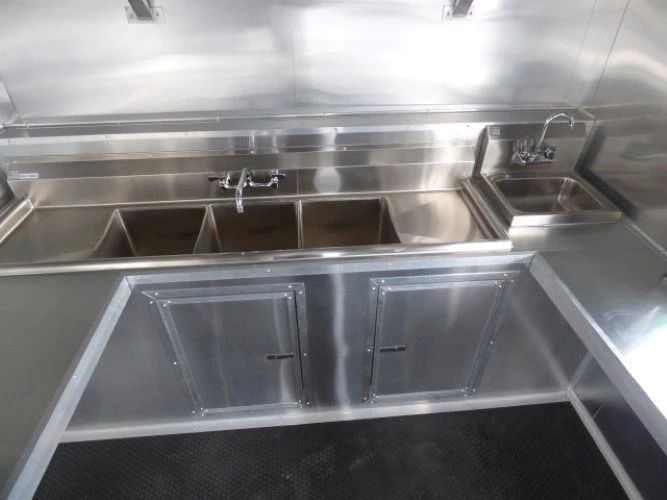 8.5' x 26' Concession Food Trailer Red Catering Event 22 8.5' x 26' Concession Food Trailer Red Catering Event - Image 22