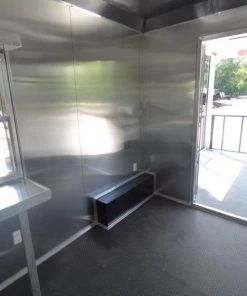 8.5' x 26' Concession Food Trailer Red With Appliances -Cheap Concession Trailers Shop p1170414 1