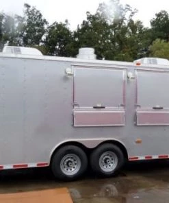 8.5' x 30' Grey Concession Food Trailer With Appliances -Cheap Concession Trailers Shop p1170946 2