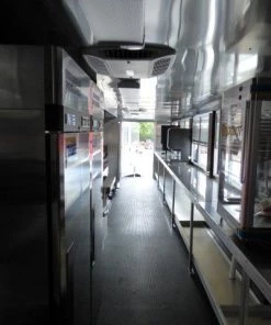 8.5' x 30' Silver Frost Concession Food Trailer With Appliances -Cheap Concession Trailers Shop p1170977