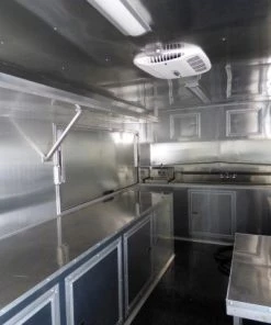 8.5' x 18' Black Catering Event Concession Food Trailer -Cheap Concession Trailers Shop p1180032 1