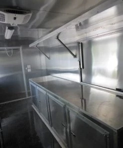 8.5' x 18' Black Catering Event Concession Food Trailer -Cheap Concession Trailers Shop p1180033 1