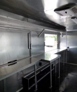8.5' x 18' Black Catering Event Concession Food Trailer -Cheap Concession Trailers Shop p1180034 1