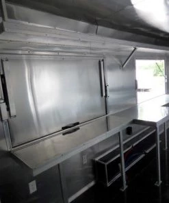8.5' x 18' Black Catering Event Concession Food Trailer -Cheap Concession Trailers Shop p1180036 1