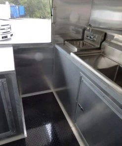 8.5' x 18' Black Catering Event Concession Food Trailer -Cheap Concession Trailers Shop p1180043 2