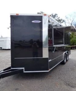 8.5' x 18' Black Catering Event Concession Food Trailer -Cheap Concession Trailers Shop p1180048 2