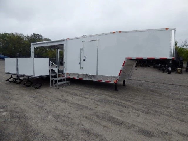 8.5' x 30' White Food Event Catering Concession Food Trailer 53 8.5' x 30' White Food Event Catering Concession Food Trailer - Image 53