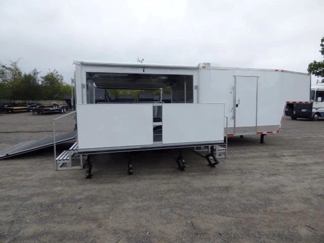 8.5' x 30' White Food Event Catering Concession Food Trailer 71 8.5' x 30' White Food Event Catering Concession Food Trailer - Image 71