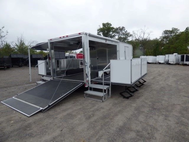 8.5' x 30' White Food Event Catering Concession Food Trailer 51 8.5' x 30' White Food Event Catering Concession Food Trailer - Image 51