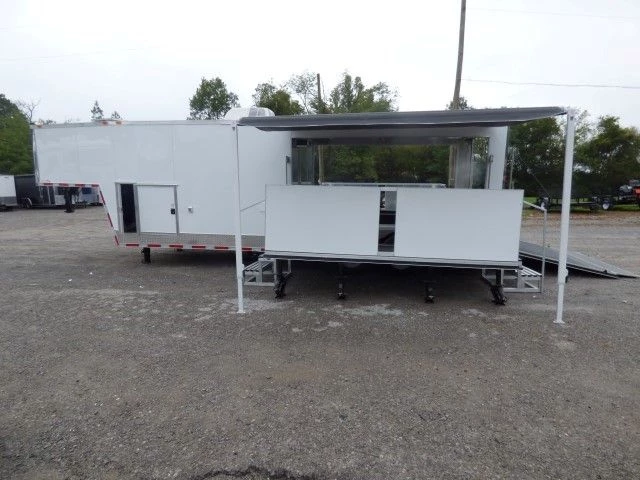 8.5' x 30' White Food Event Catering Concession Food Trailer 13 8.5' x 30' White Food Event Catering Concession Food Trailer - Image 13
