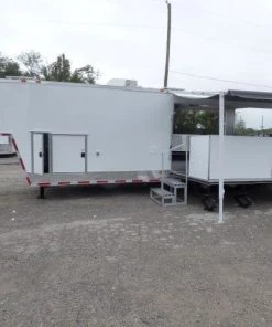 8.5' x 30' White Food Event Catering Concession Food Trailer 108 8.5' x 30' White Food Event Catering Concession Food Trailer -Cheap Concession Trailers Shop p1180182