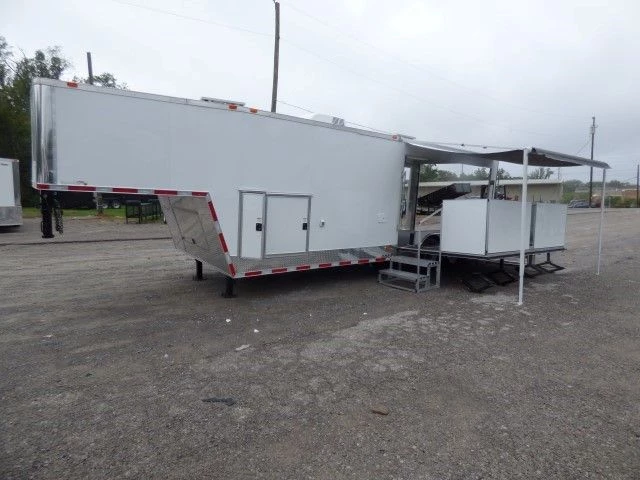 8.5' x 30' White Food Event Catering Concession Food Trailer 62 8.5' x 30' White Food Event Catering Concession Food Trailer - Image 62