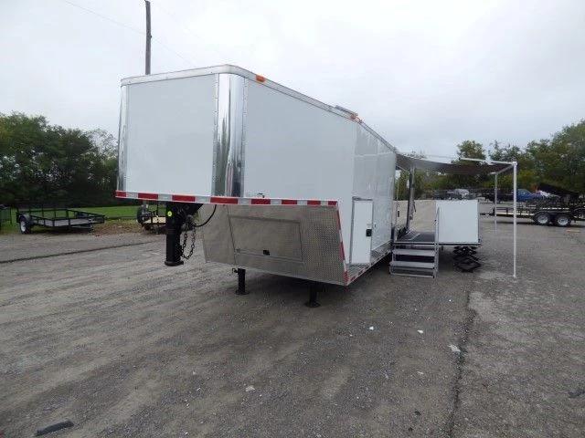 8.5' x 30' White Food Event Catering Concession Food Trailer 10 8.5' x 30' White Food Event Catering Concession Food Trailer - Image 10