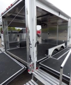 8.5' x 30' White Food Event Catering Concession Food Trailer 106 8.5' x 30' White Food Event Catering Concession Food Trailer -Cheap Concession Trailers Shop p1180194