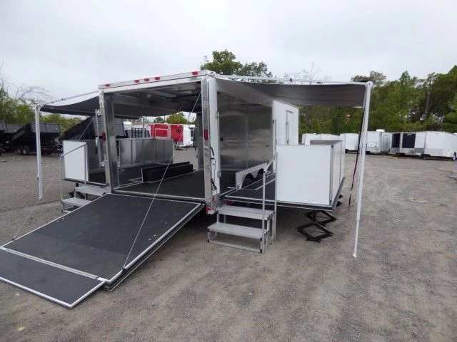 8.5' x 30' White Food Event Catering Concession Food Trailer 66 8.5' x 30' White Food Event Catering Concession Food Trailer - Image 66