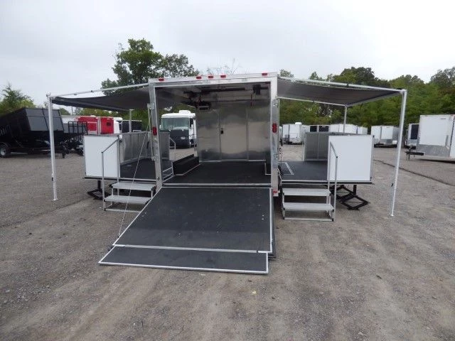 8.5' x 30' White Food Event Catering Concession Food Trailer 25 8.5' x 30' White Food Event Catering Concession Food Trailer - Image 25