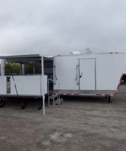 8.5' x 30' White Food Event Catering Concession Food Trailer 85 8.5' x 30' White Food Event Catering Concession Food Trailer -Cheap Concession Trailers Shop p1180198