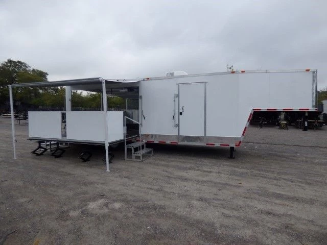 8.5' x 30' White Food Event Catering Concession Food Trailer 55 8.5' x 30' White Food Event Catering Concession Food Trailer - Image 55