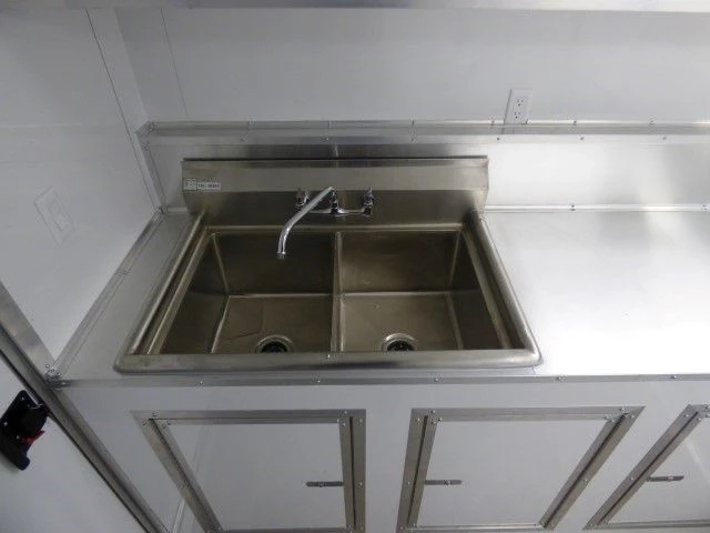 8.5' x 30' White Food Event Catering Concession Food Trailer 38 8.5' x 30' White Food Event Catering Concession Food Trailer - Image 38