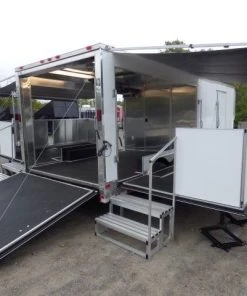 8.5' x 30' White Food Event Catering Concession Food Trailer 100 8.5' x 30' White Food Event Catering Concession Food Trailer -Cheap Concession Trailers Shop p1180225