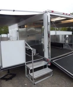 8.5' x 30' White Food Event Catering Concession Food Trailer 110 8.5' x 30' White Food Event Catering Concession Food Trailer -Cheap Concession Trailers Shop p1180226