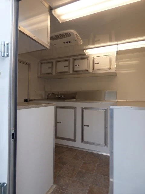 8.5' x 30' White Food Event Catering Concession Food Trailer 15 8.5' x 30' White Food Event Catering Concession Food Trailer - Image 15