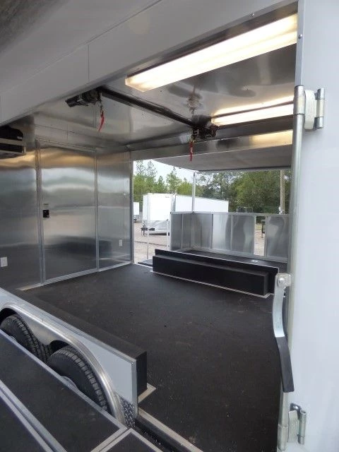 8.5' x 30' White Food Event Catering Concession Food Trailer 65 8.5' x 30' White Food Event Catering Concession Food Trailer - Image 65