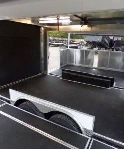 8.5' x 30' White Food Event Catering Concession Food Trailer 101 8.5' x 30' White Food Event Catering Concession Food Trailer -Cheap Concession Trailers Shop p1180241