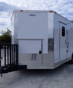 8.5' x 18' White Event Catering Concession Food Trailer 22 8.5' x 18' White Event Catering Concession Food Trailer -Cheap Concession Trailers Shop p1180405